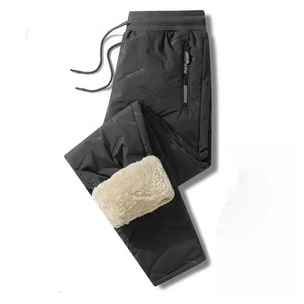 Heren Pluche Dik Fleece Gevoerd Joggingbroek VIQA© NEDERLAND