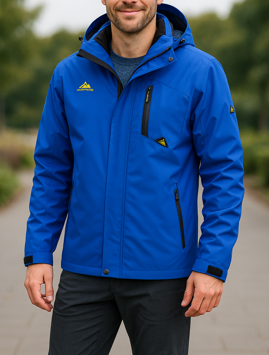 Lichtgewicht Waterdichte Jas Voor Heren, Mesh Gevoerde Outdoor Regen- En Windjack Voor Wandelen En Vssen | VIQA VIQA© NEDERLAND