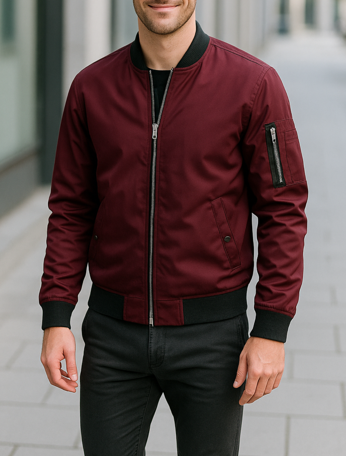 Winddichte Jas Voor Heren, Lichtgewicht Herfst Outdoor Sportjas Met Rits, Casual Lange Mouwen | VIQA VIQA© NEDERLAND