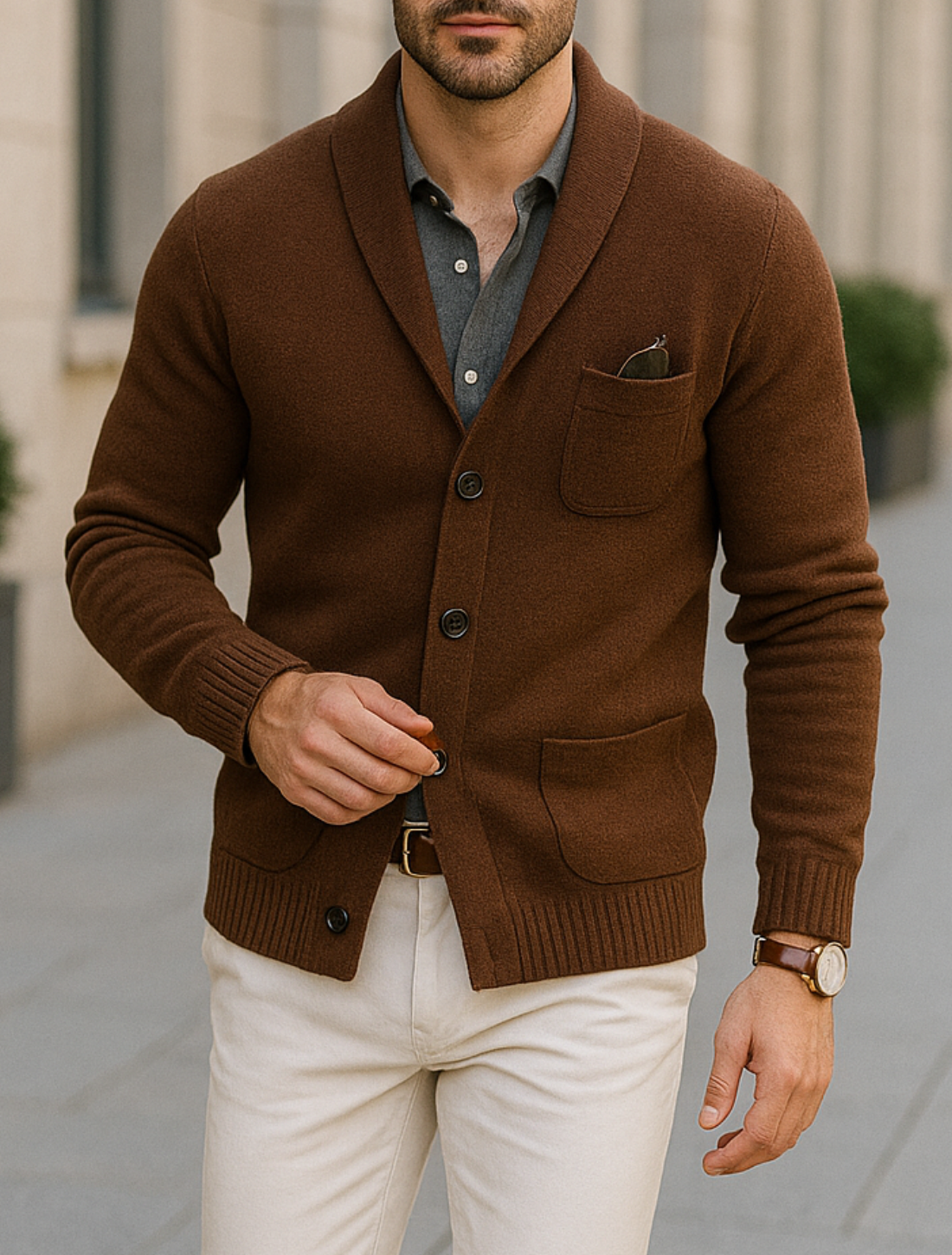 Heren Slim Pasvorm Blazerjasje, Effen Enkel-Breasted Kostuumjasje, Vrijetijdskleding Voor Bruiloft | VIQA VIQA© NEDERLAND