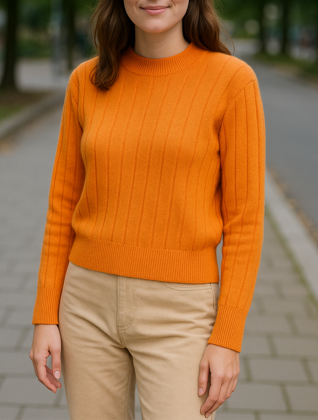 Losse Dames Breigoed Trui, Korte Pullover Met Ronde Hals, Casual Winter-Herfsttop Met Lange Mouwen | VIQA VIQA© NEDERLAND