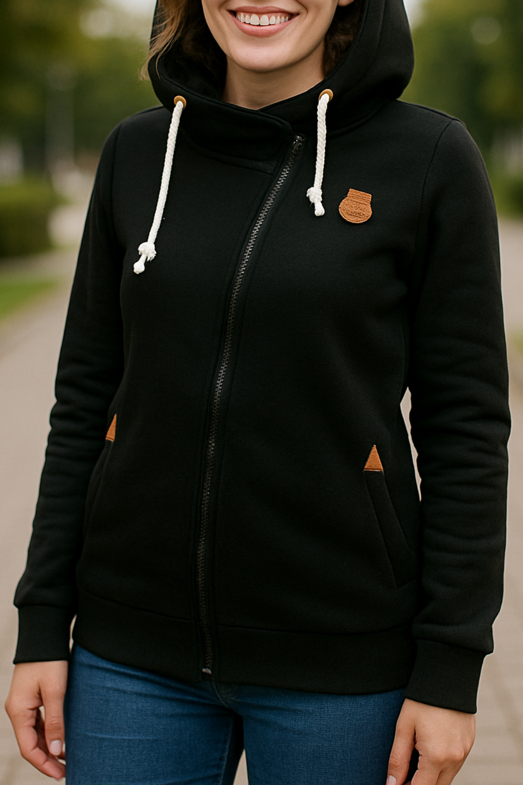 Sporttrui Hoodie Jas Voor Dames, Open Vest Met Ritssluiting Aan De Zijkant, Dunne Zomerse Mode Jas | VIQA VIQA© NEDERLAND