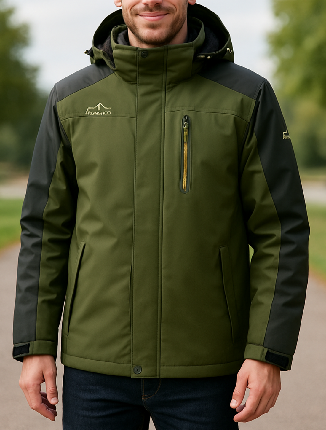 Waterdichte Jas Met Capuchon Voor Heren, Winter Outdoor Windjack Mantel | VIQA VIQA© NEDERLAND