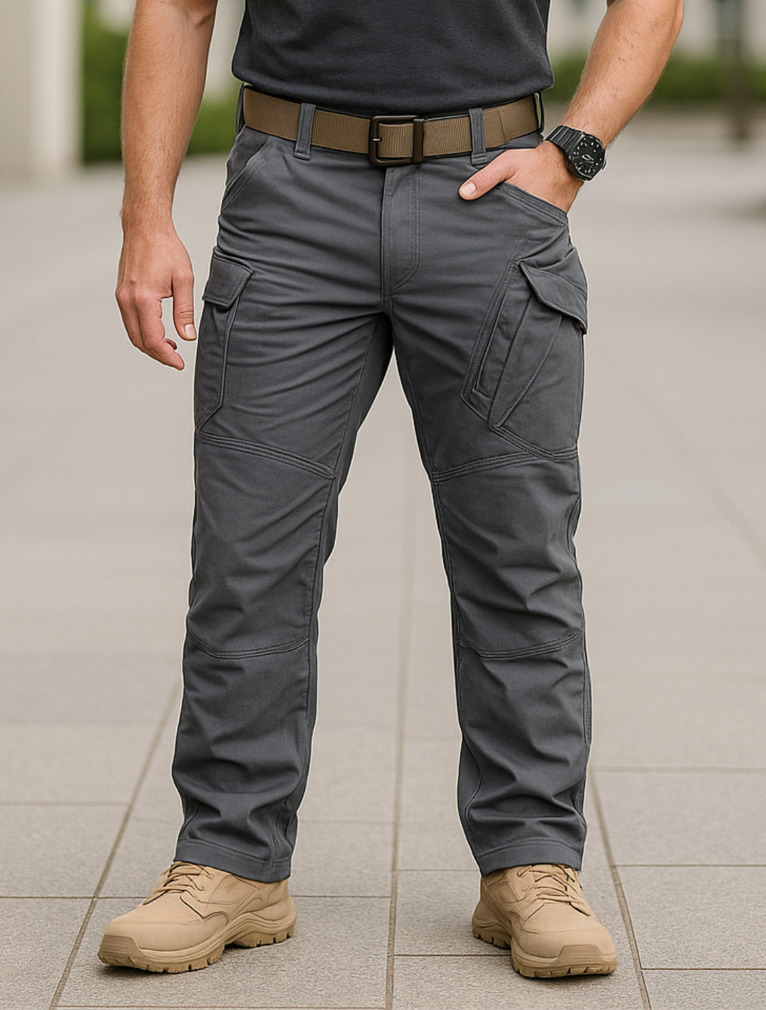 Tactische Cargobroek Voor Heren, Outdoor Wandel- En Joggingbroek Met Meerdere Zakken, Broek In Militaire Stijl | VIQA VIQA© NEDERLAND