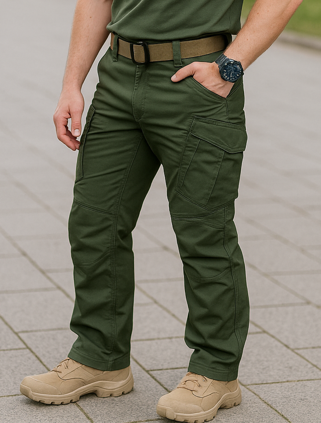 Tactische Cargobroek Voor Heren, Outdoor Wandel- En Joggingbroek, Militaire Broek Met Meerdere Zakken | VIQA VIQA© NEDERLAND