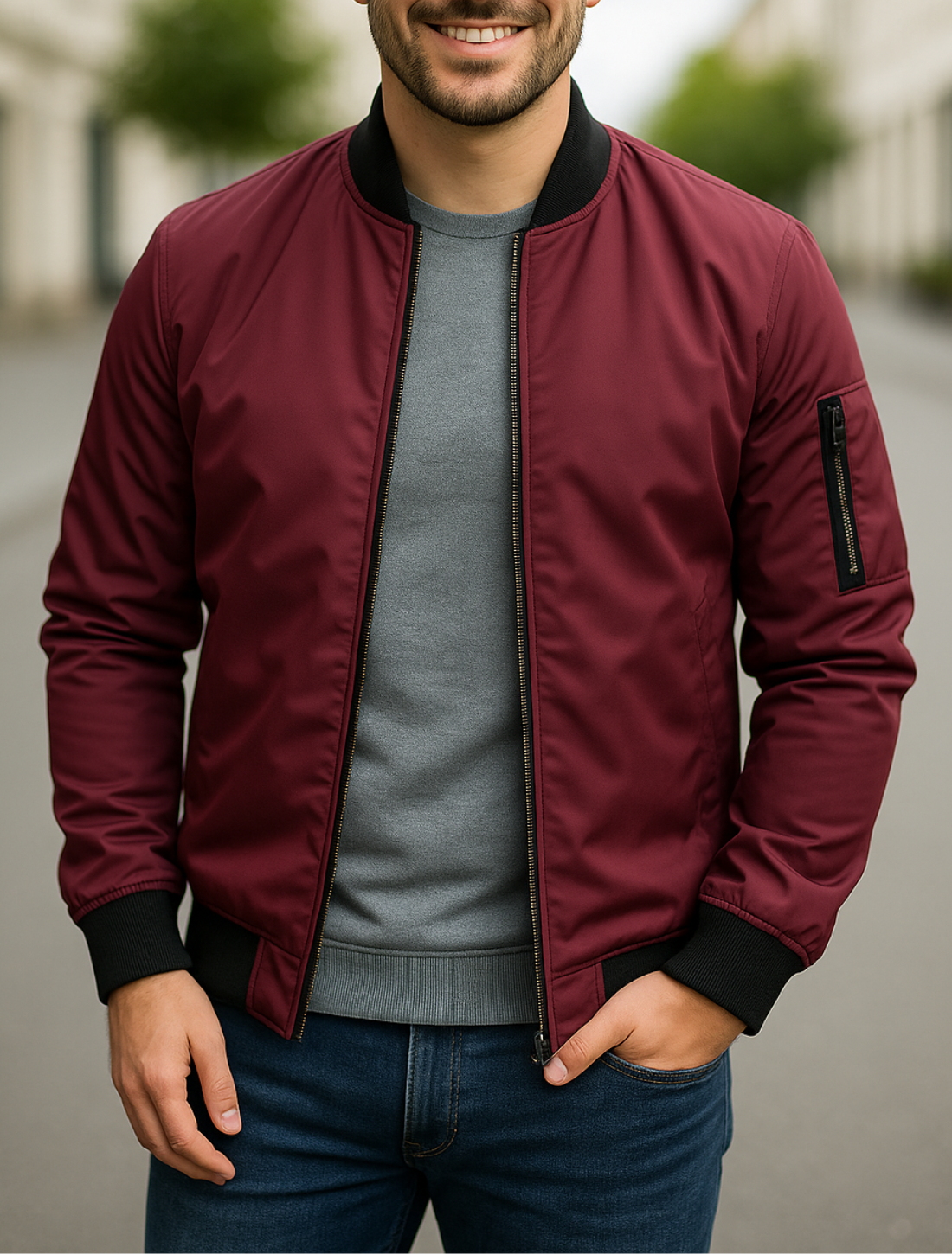 Heren Winterjas met voering, halflange katoenen parka met capuchon, warme thermische windjack | VIQA VIQA© NEDERLAND