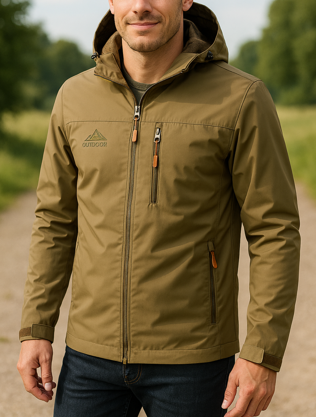 Waterdichte Windjack Voor Heren, Militaire Combatjas Met Capuchon Voor Outdoorwandelingen | VIQA VIQA© NEDERLAND