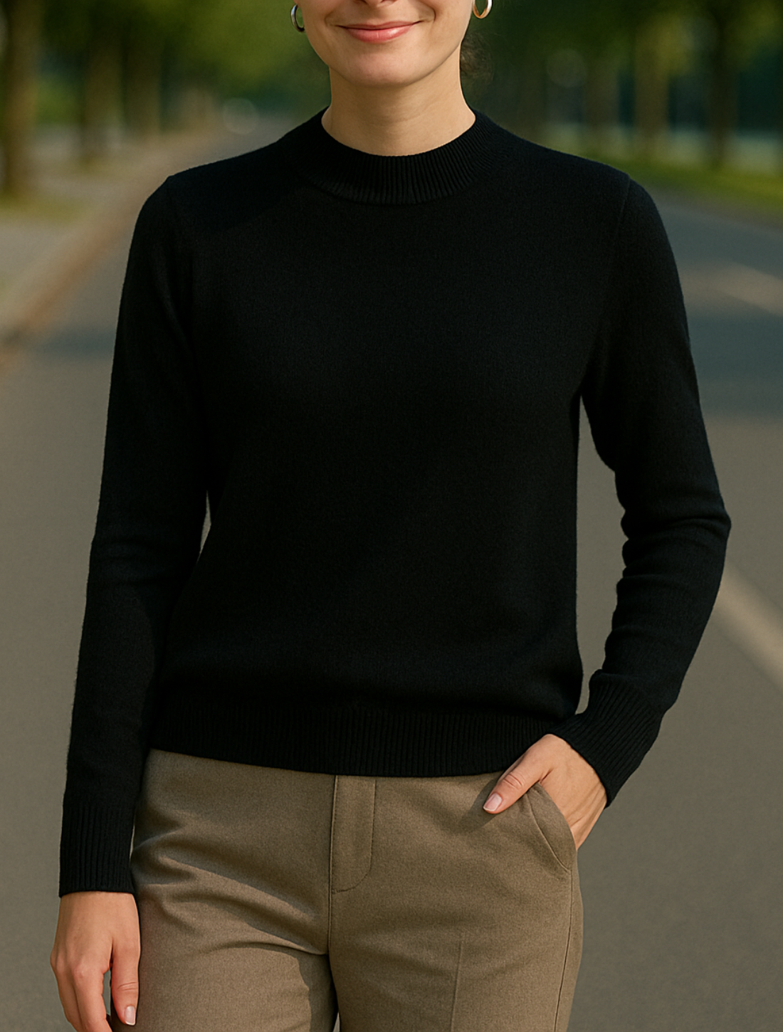 Dames Merinowollen Trui Met Hoge Kraag, Herfst En Winter Kasjmier Gebreide Pullover Top | VIQA VIQA© NEDERLAND