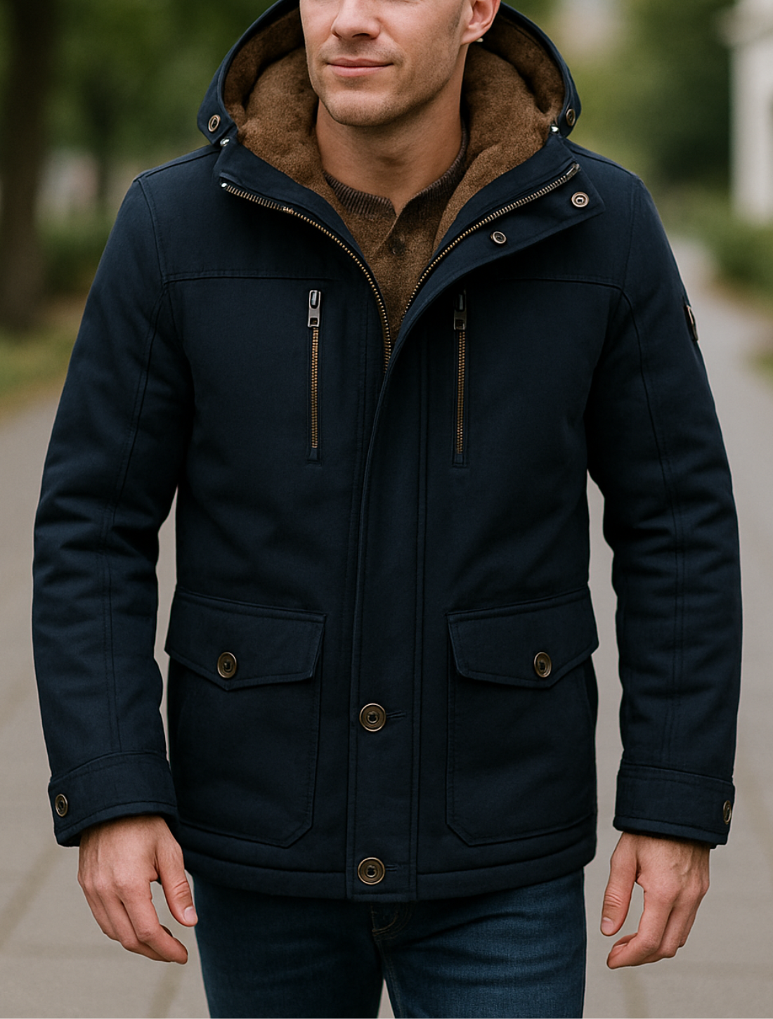 Gewatteerde Parka Voor Heren, Dikke Warme Winterjas, Casual Outdoor Trendparka | VIQA VIQA© NEDERLAND