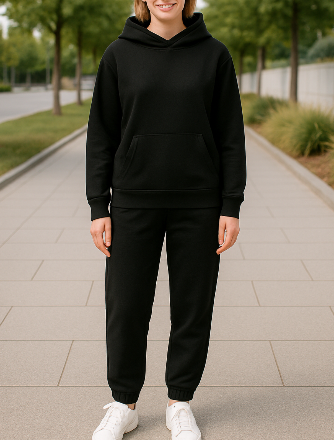 Dames Casual Tweedelige Hoodie en Sweater Broek Set, Verdikte Lange Mouwen Outfit | VIQA VIQA© NEDERLAND