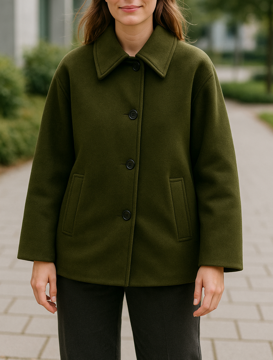 Lange Trenchcoat Voor Dames, Herfst En Winter Lange Mouwen Bomberjas | VIQA VIQA© NEDERLAND