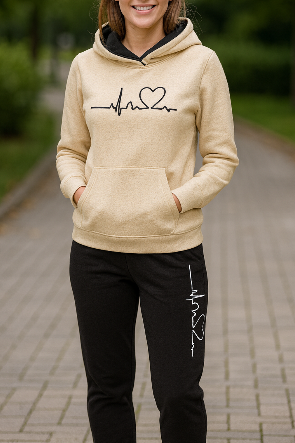 Damestrainingspak Tweedelige Set, Pullover Hoodie Met Joggingbroek, Herfst Winter Casual Sportswear | VIQA VIQA© NEDERLAND