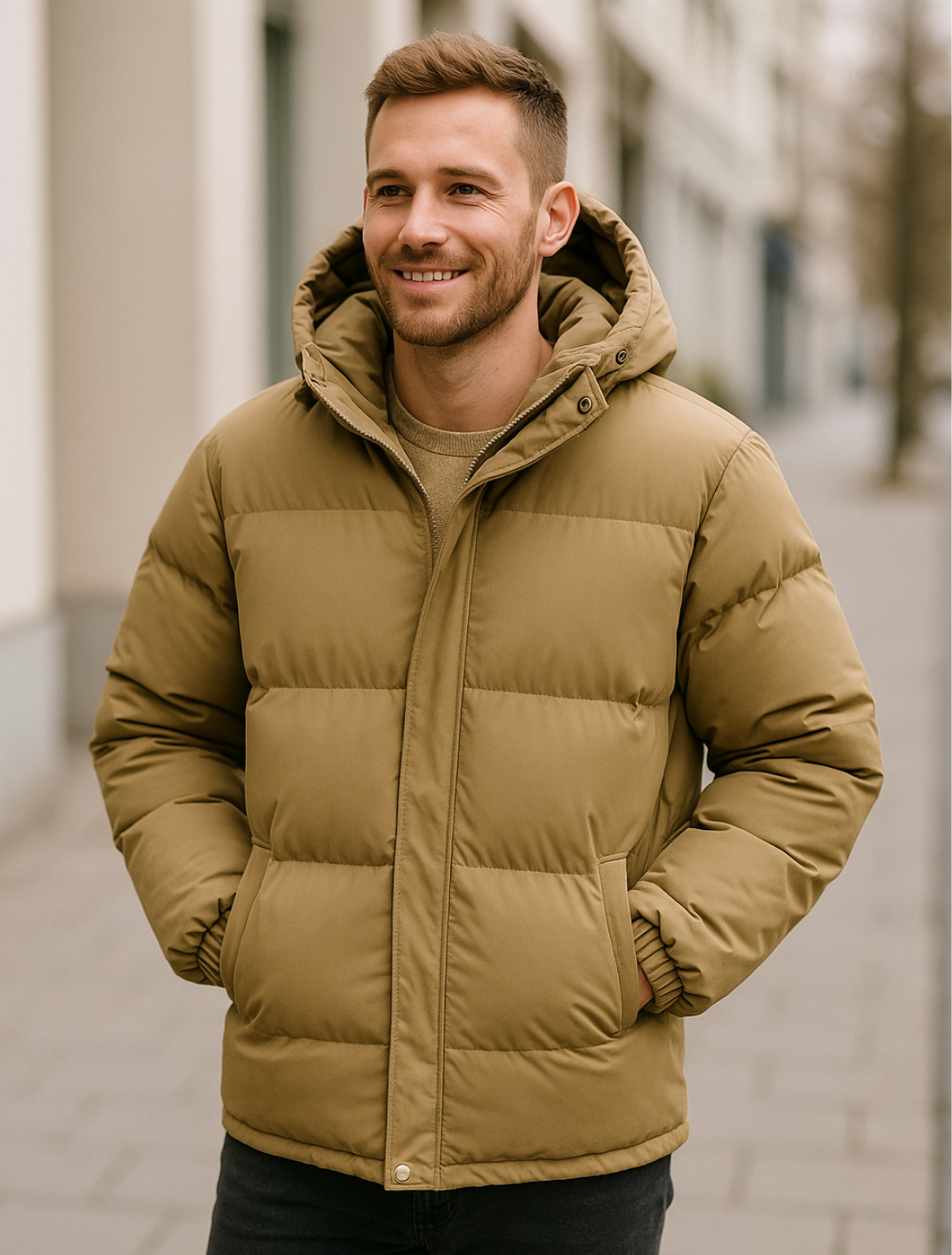 Heren Pufferjas, Dikke Warme Jas Met Capuchon, Winter Losse Broodstijl Bovenkleding | VIQA VIQA© NEDERLAND