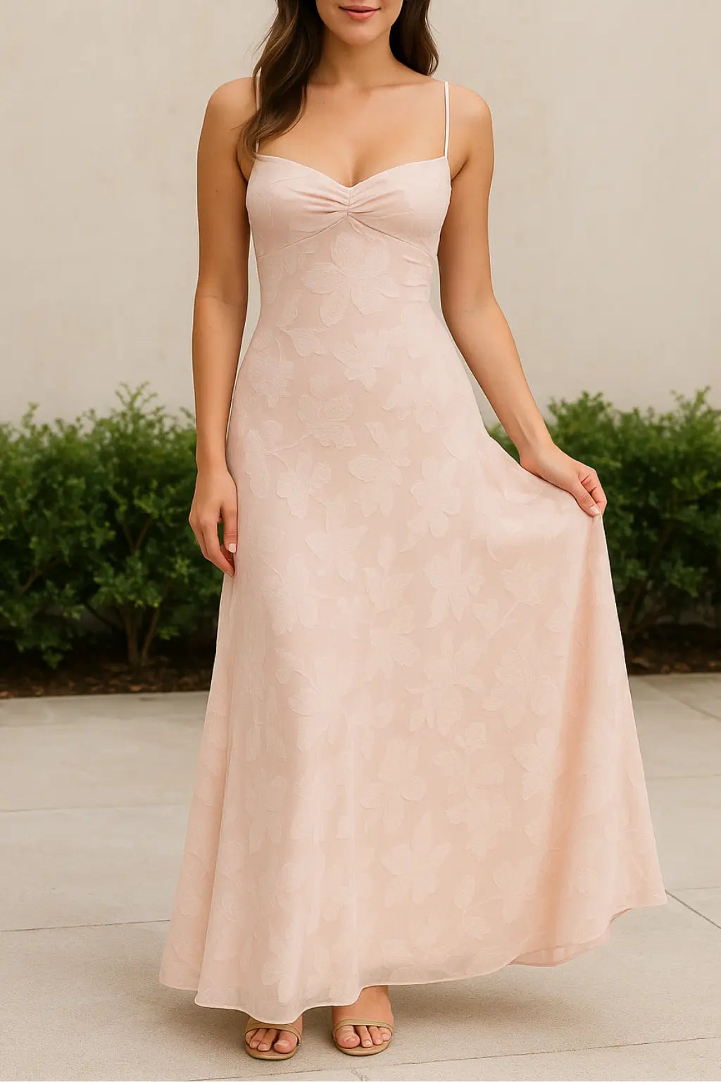 Dames Sexy Kant Halter Maxi Jurk, Sprookjesachtige Stijl Zomer Casual Jurk | VIQA VIQA© NEDERLANDRoze / XL