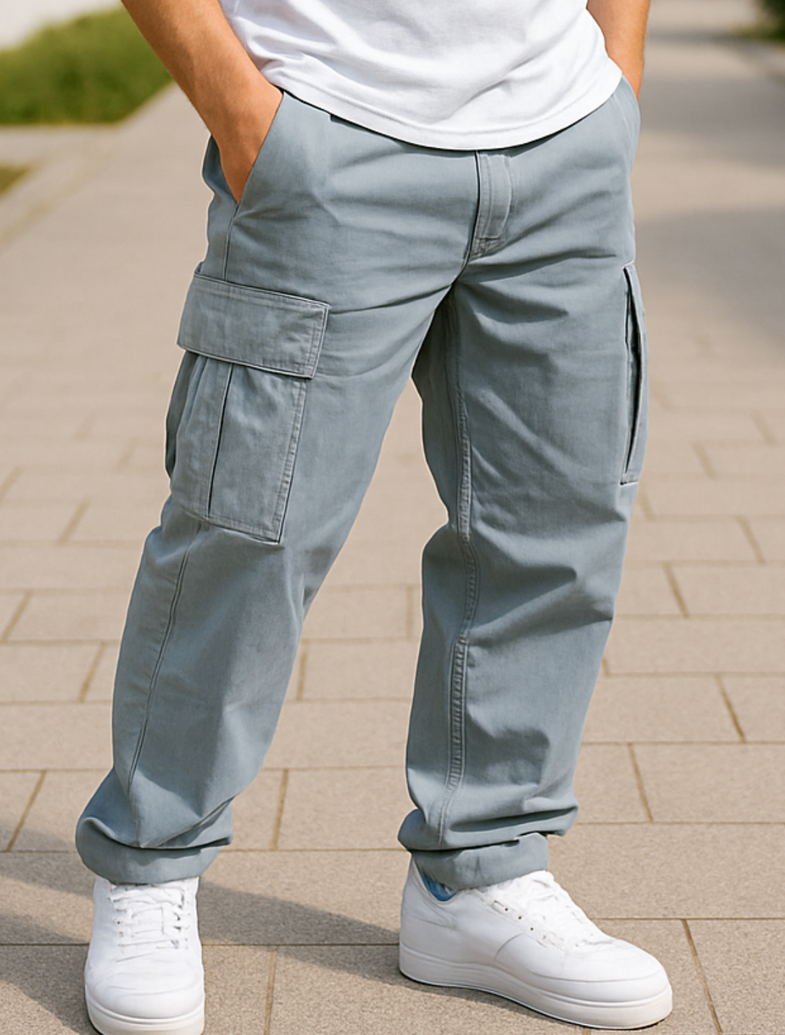 Werkbroeken Voor Heren, Losse Rechte Casual Broeken Met Zakken | VIQA VIQA© NEDERLAND