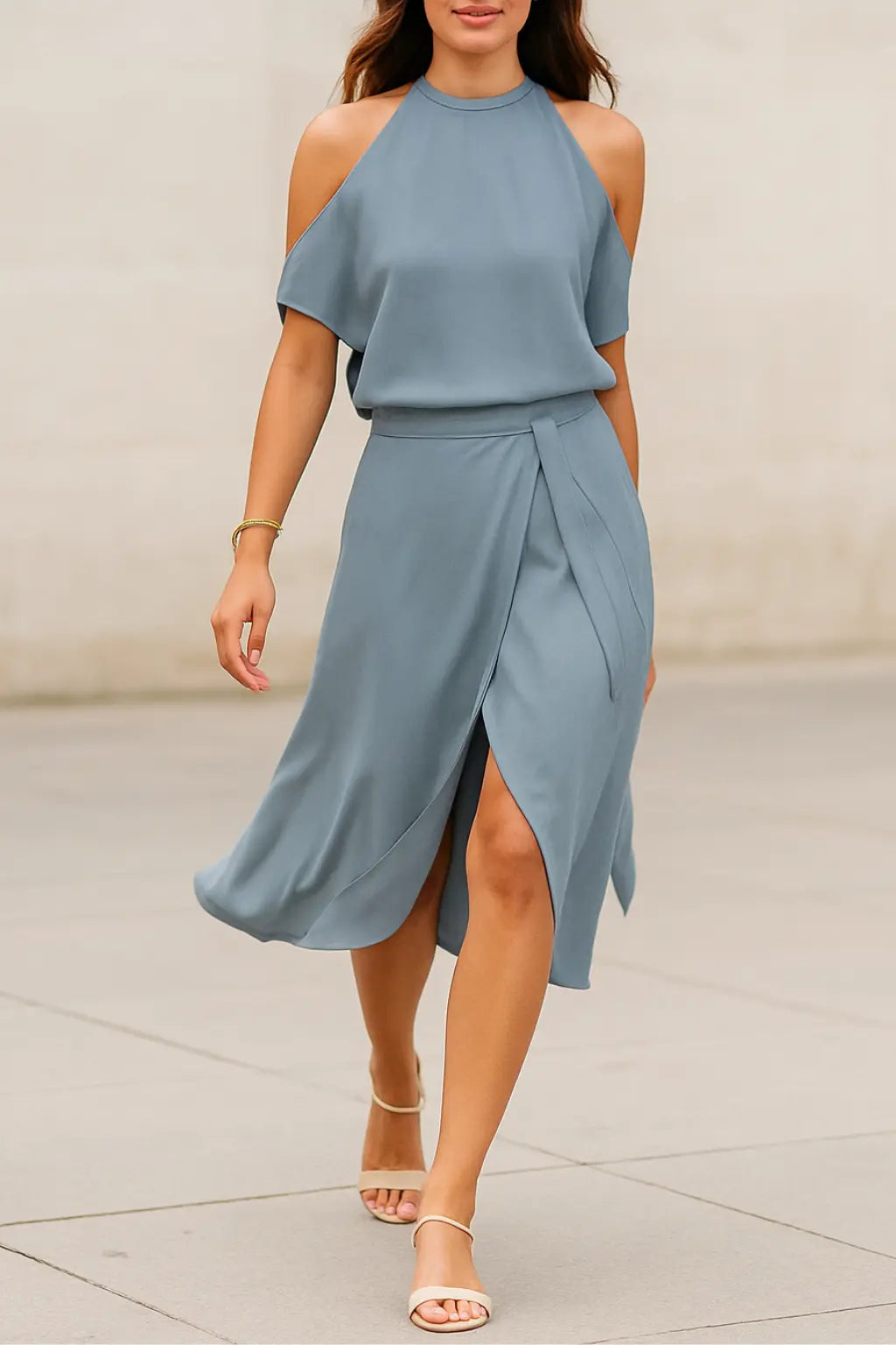 Dames Bloemen V-Hals Zomerjurk, Casual Korte Mouwen Boho Vakantiejurk Met Kwastjes | VIQA VIQA© NEDERLANDBlauw / 2XL