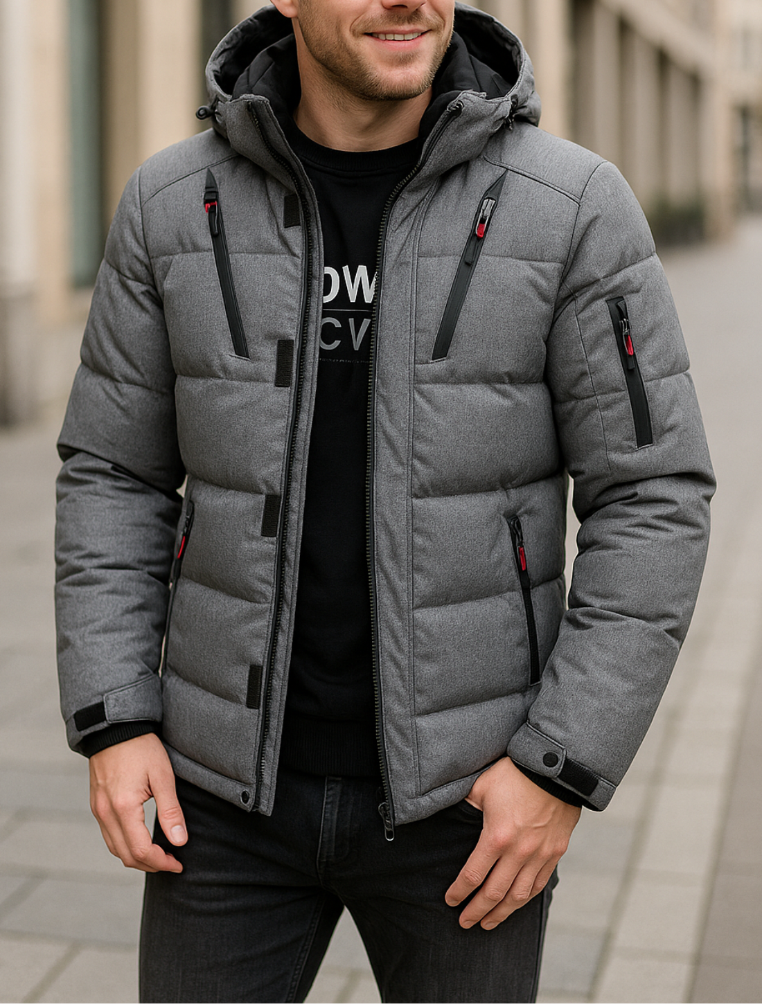 Winter Parka Voor Heren, Dikke Witte Eendendonsjas Voor Extreme Kou | VIQA VIQA© NEDERLAND