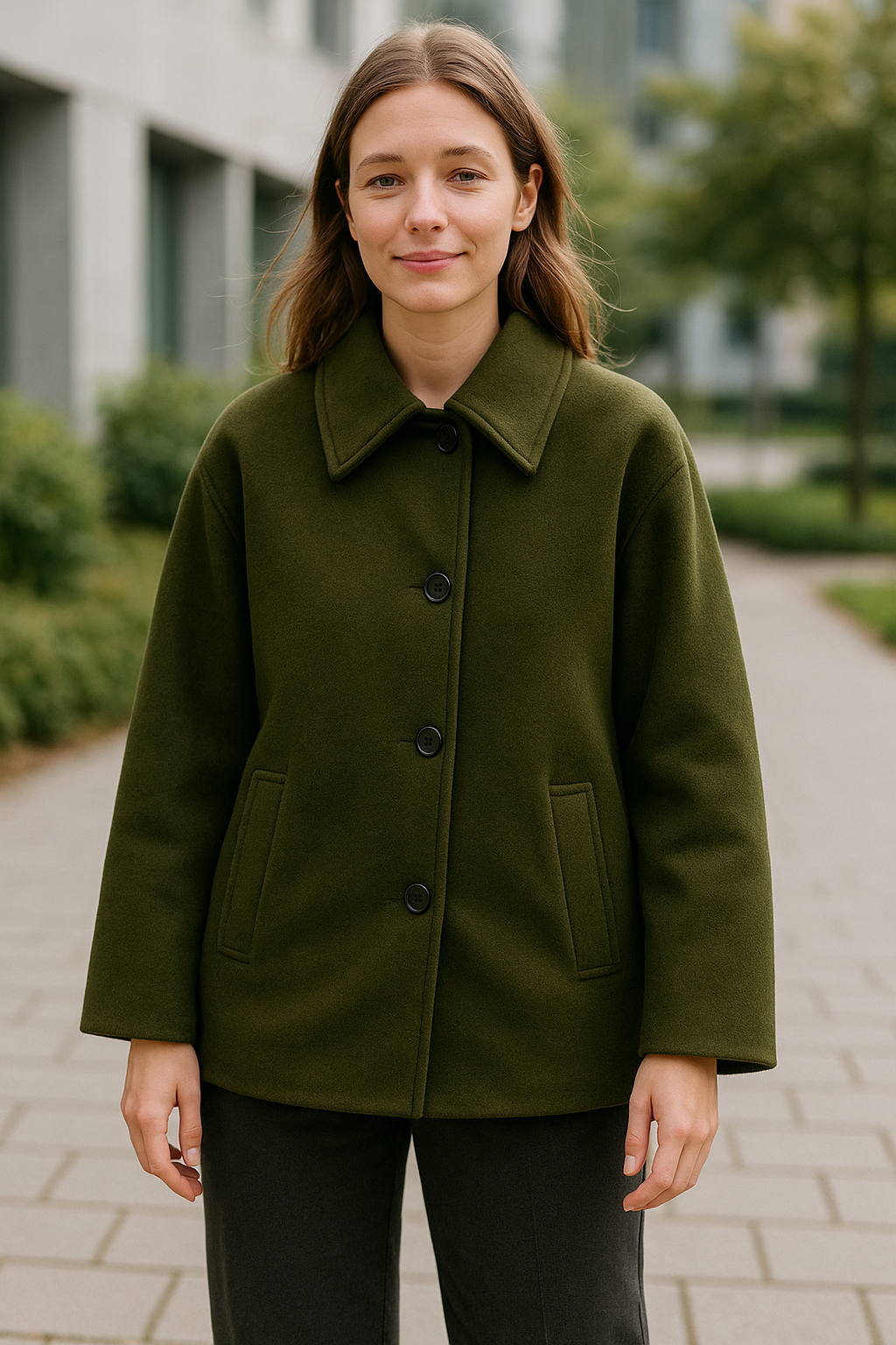 Lange Trenchcoat Voor Dames, Herfst En Winter Lange Mouwen Bomberjas | VIQA VIQA© NEDERLAND