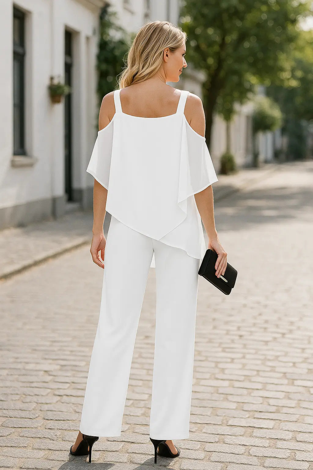 Tweedelige Damesset, Vleermuismouwtop En Broek, Elegante Casual Feestoutfit | VIQA VIQA© NEDERLAND