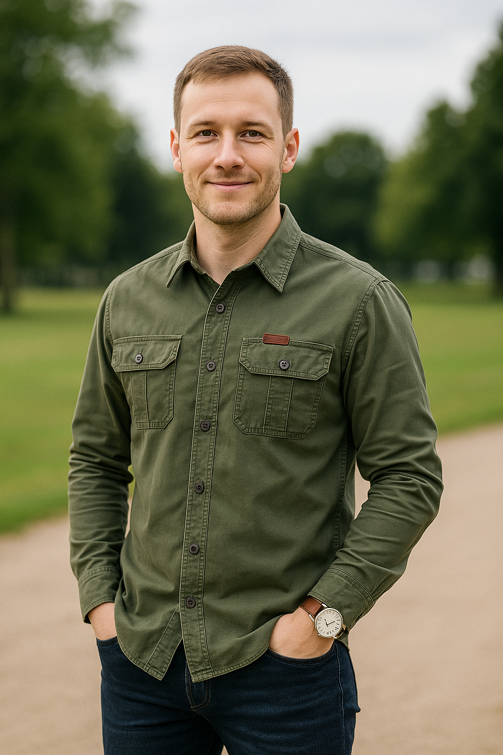 Heren Cargo Shirt, Lange Mouwen, Meerdere Zakken Tactisch Casual Shirt Met Revers | VIQA VIQA© NEDERLAND