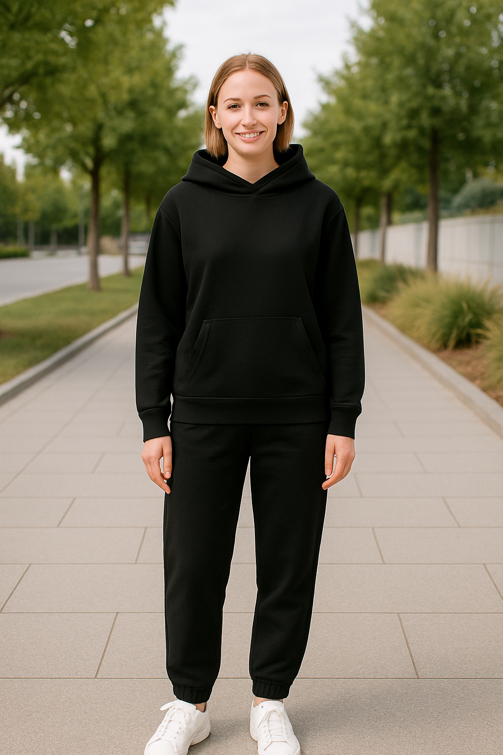 Dames Casual Tweedelige Hoodie en Sweater Broek Set, Verdikte Lange Mouwen Outfit | VIQA VIQA© NEDERLAND