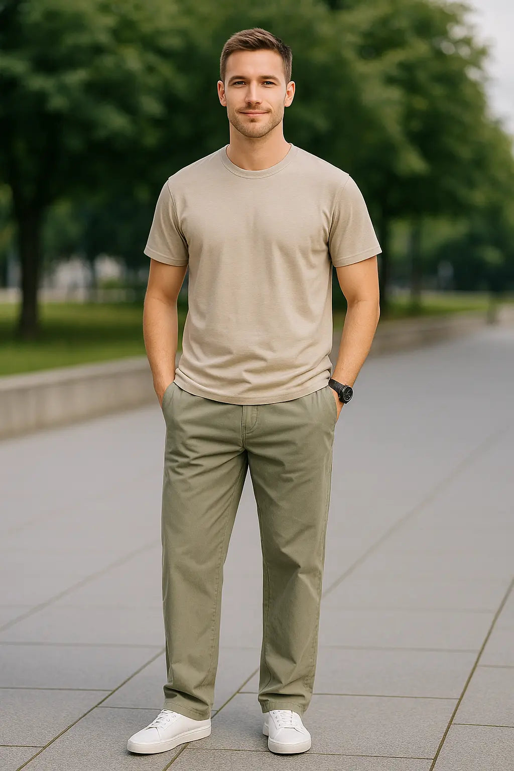 Heren Cargo Broek, Zomer Katoenen Werkkleding Broek, Casual Jogger Fit Klimmen Sweatpants | VIQA VIQA© NEDERLAND