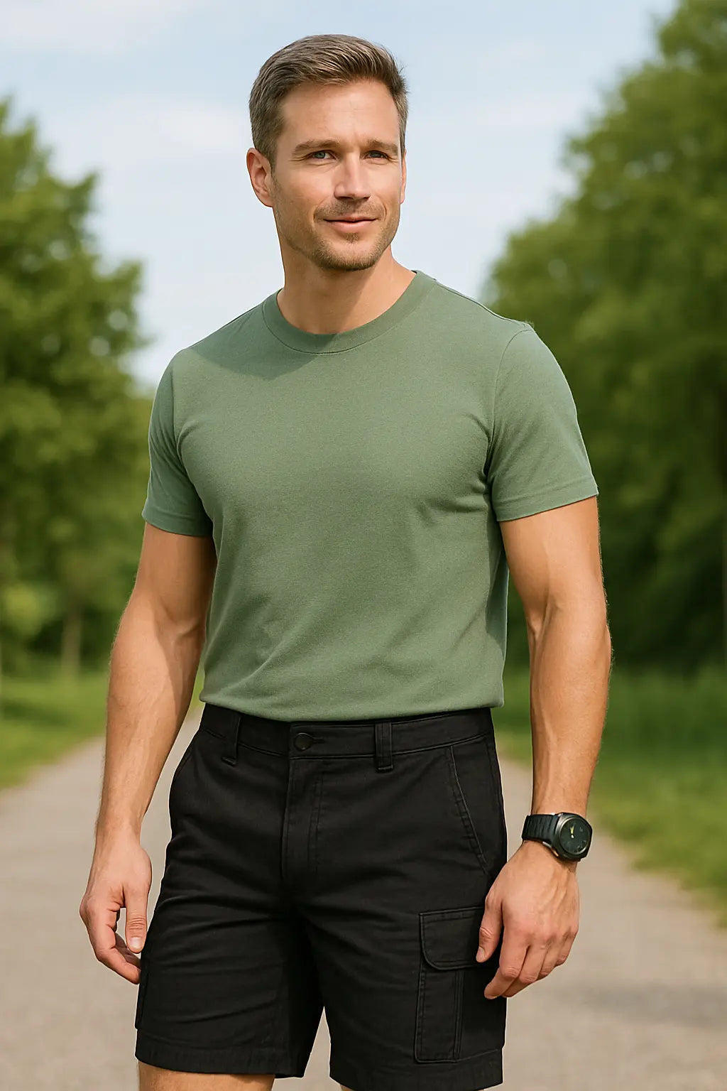 Heren Zomer Cargoshort, Loszittende Strandshort Met Zakken, Casual Patchwork Kleding| VIQA VIQA© NEDERLAND