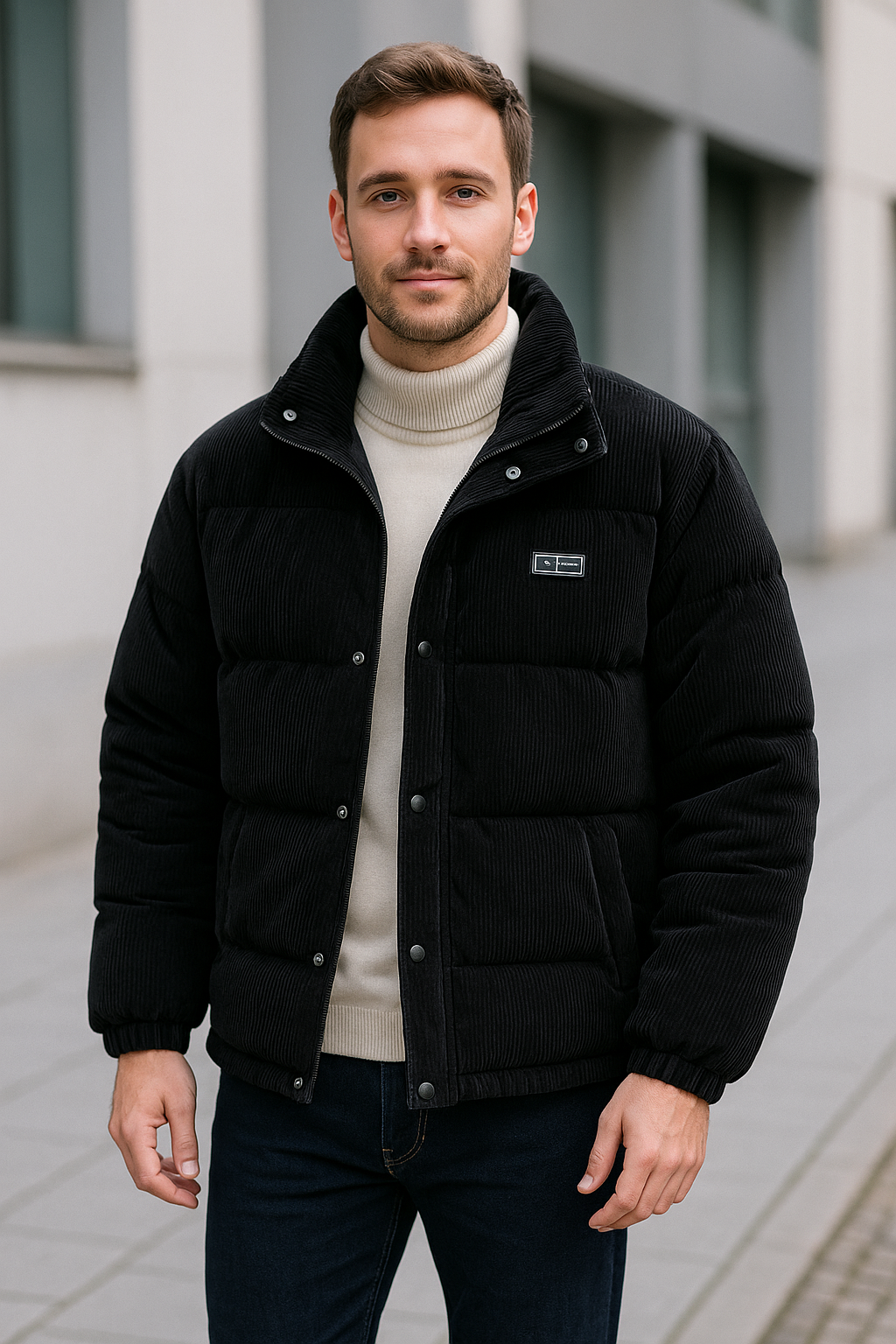 Dames winterjas, Dikke Gewatteerde Jas Met Capuchon En Reverskraag, Casual Warme Bovenkleding | VIQA VIQA© NEDERLAND