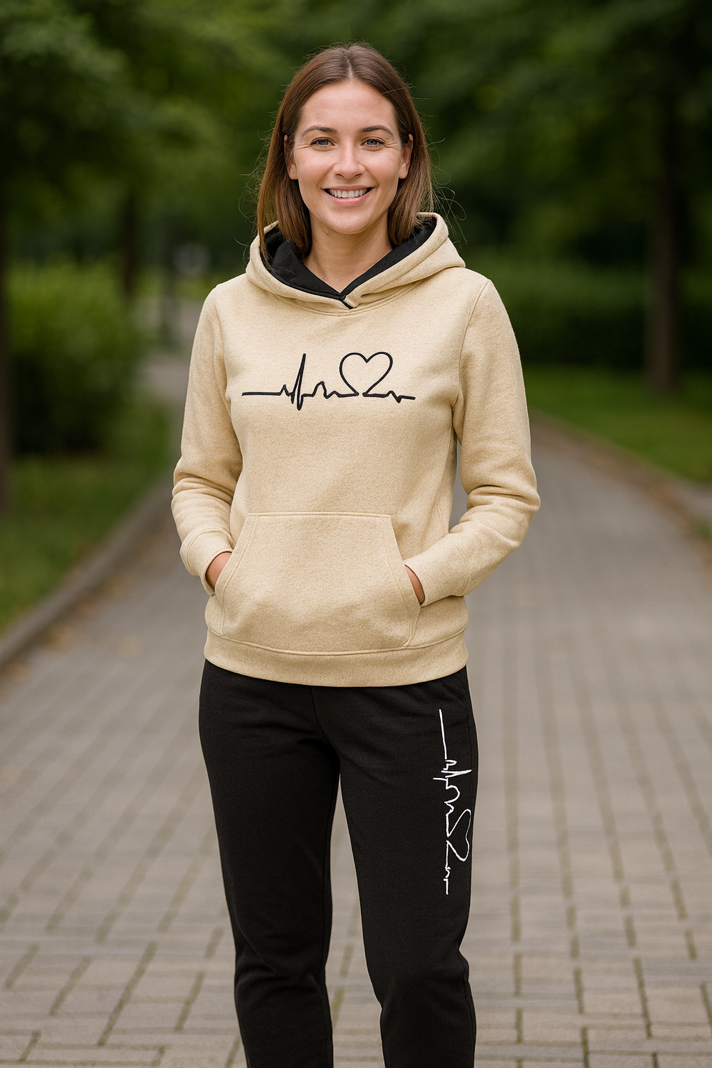 Damestrainingspak Tweedelige Set, Pullover Hoodie Met Joggingbroek, Herfst Winter Casual Sportswear | VIQA VIQA© NEDERLAND