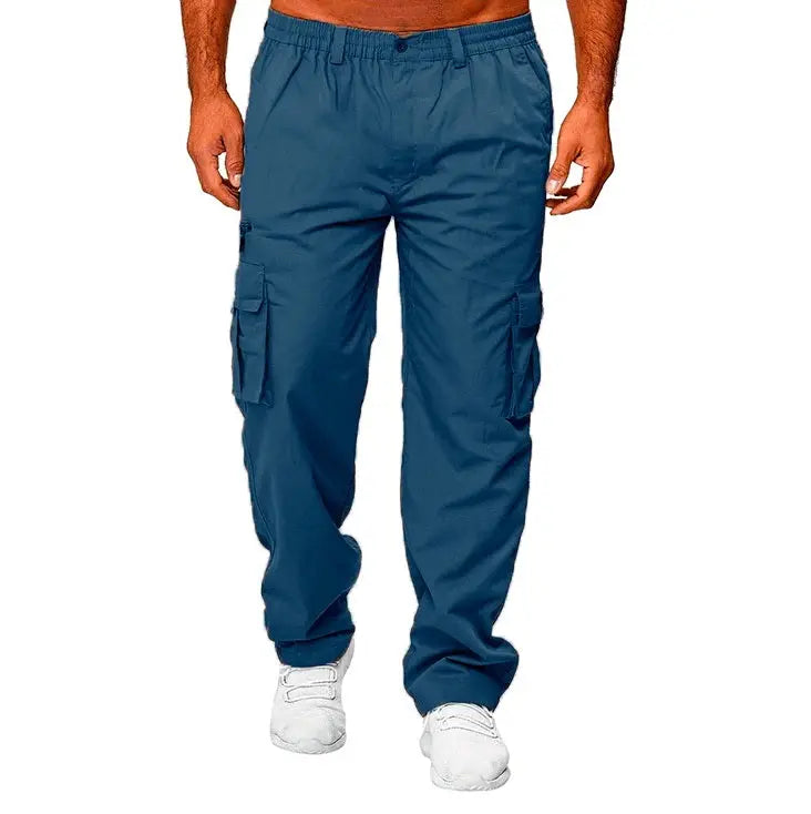 Heren Jogger Cargo Broek VIQA© NEDERLANDBlauw-3XL