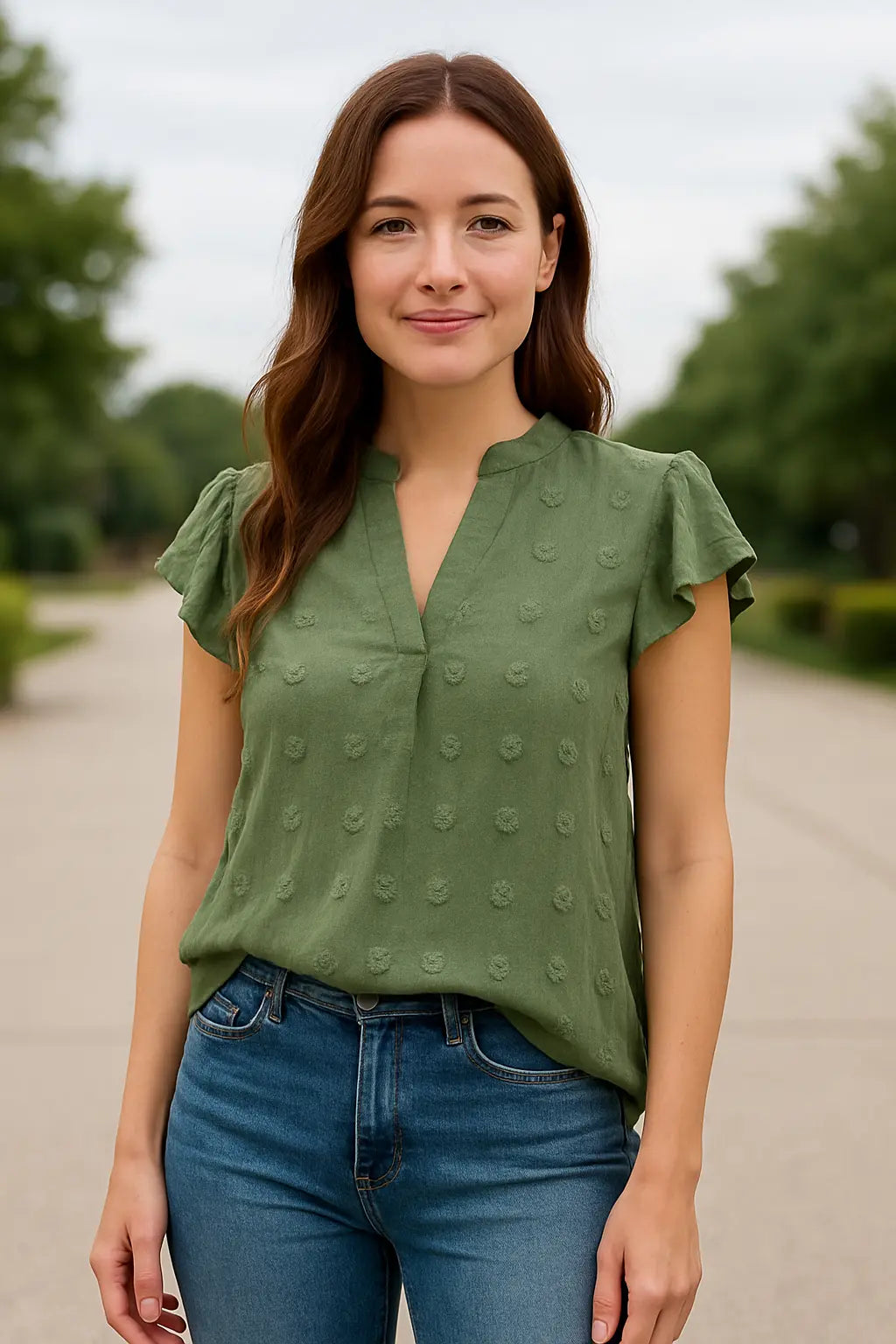 Dames Zomer Blouse, Effen Kleur Losse Pasvorm Shirt, Elegante Casual Top | VIQA VIQA© NEDERLAND