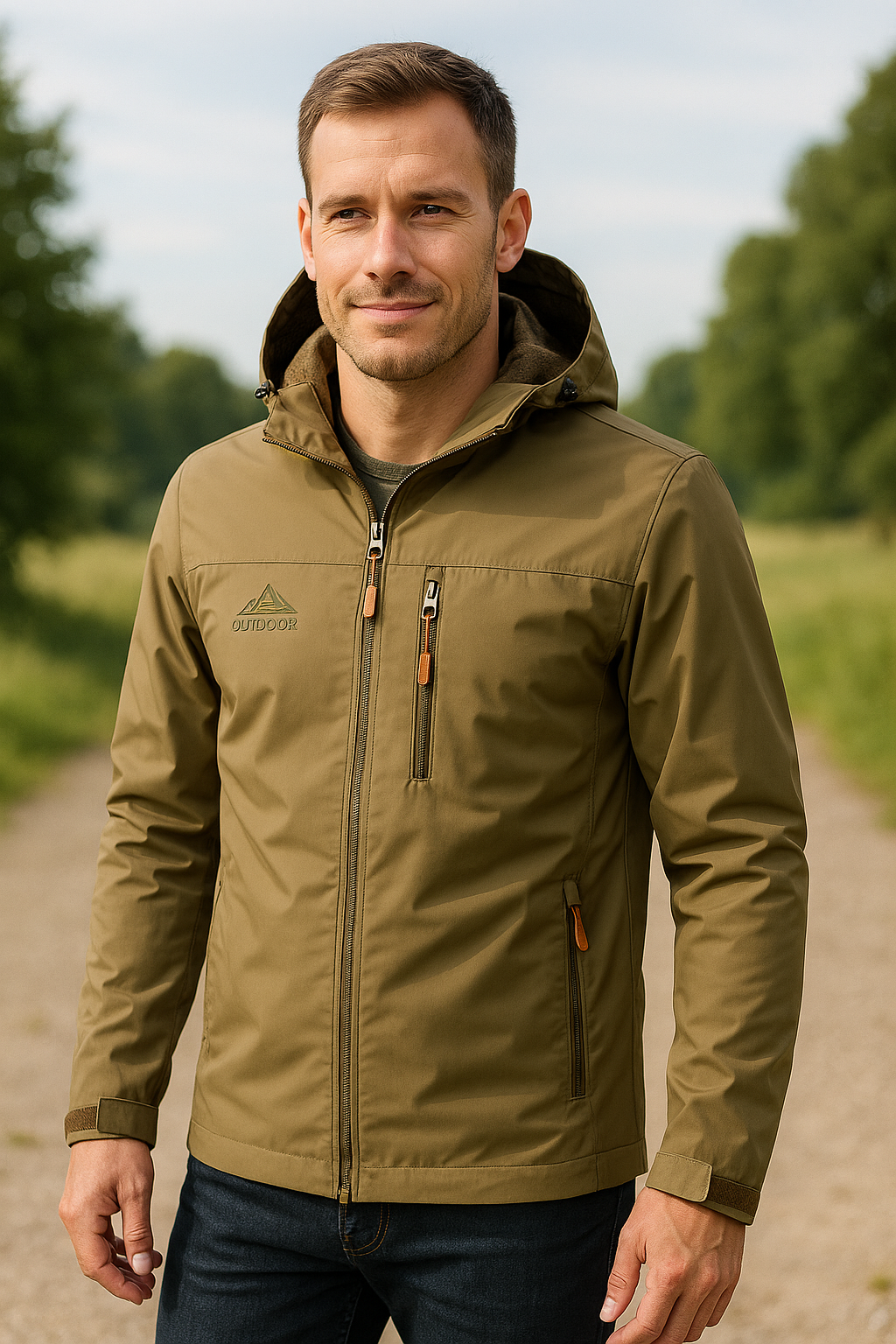 Waterdichte Windjack Voor Heren, Militaire Combatjas Met Capuchon Voor Outdoorwandelingen | VIQA VIQA© NEDERLAND