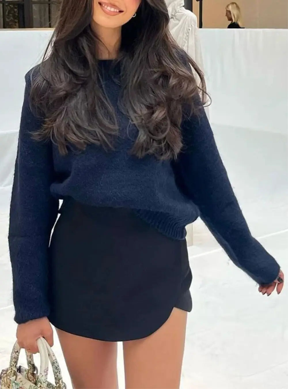 Lora Dames Elegante Skort VIQA© NEDERLANDBlauw-XL