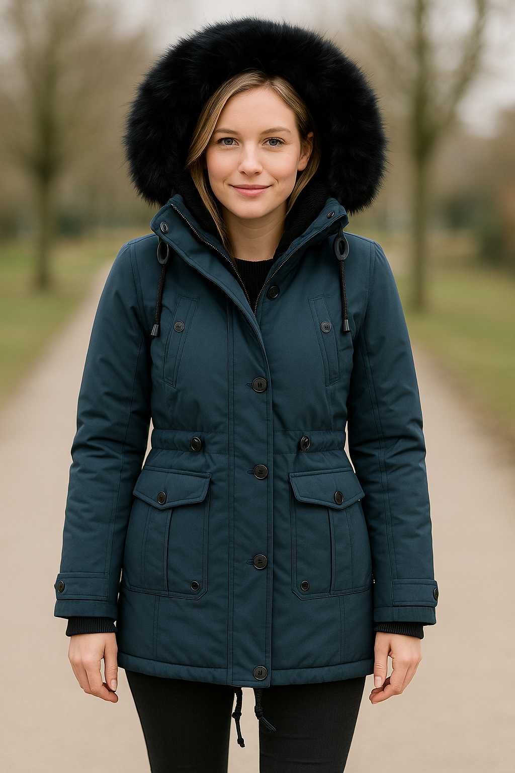 Dikke Pluche Parka Voor Dames, Winterjack Van Katoen Met Capuchon En Bontkraag, Warme Jas | VIQA VIQA© NEDERLAND