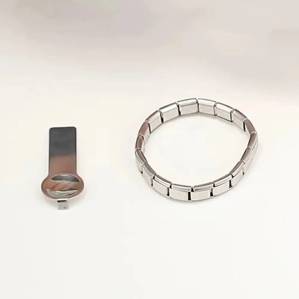 9mm Italiaanse Bedel Armband Roestvrij Staal VIQA© NEDERLAND