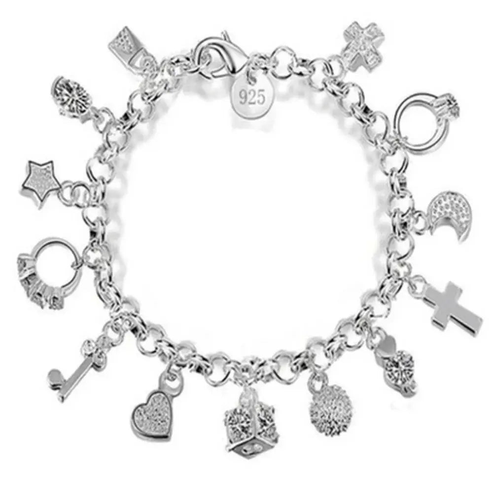 925 Sterling Bedelarmband Zilver Voor Dames VIQA© NEDERLAND