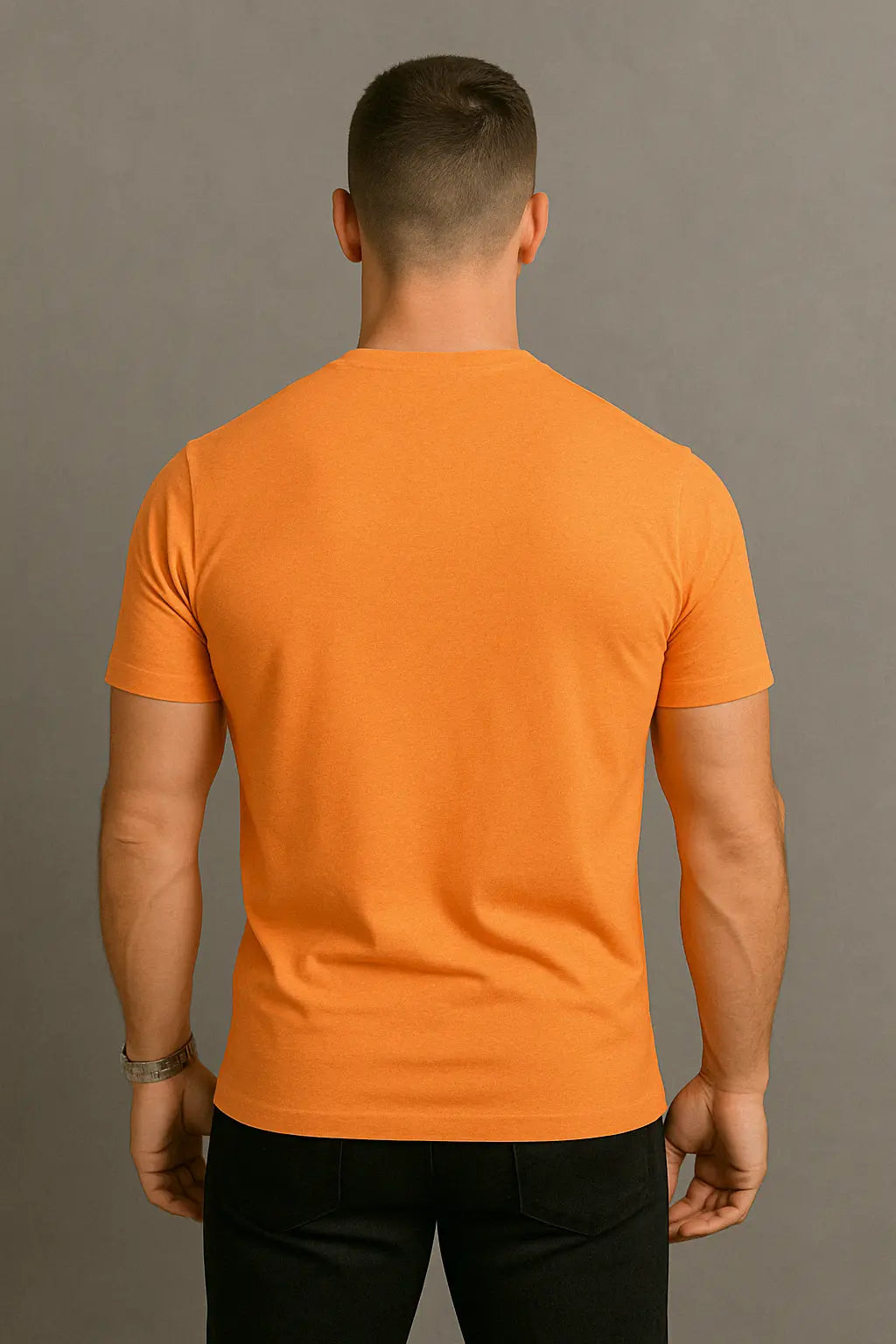 Armand Heren Oranje Sport Shirt Met Korte Mouwen VIQA© NEDERLAND