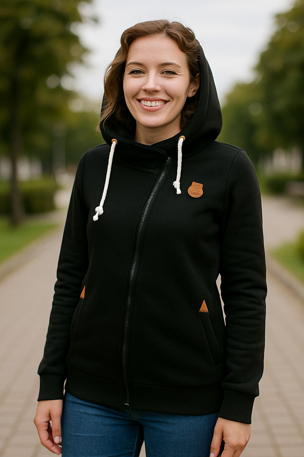 Sporttrui Hoodie Jas Voor Dames, Open Vest Met Ritssluiting Aan De Zijkant, Dunne Zomerse Mode Jas | VIQA VIQA© NEDERLAND