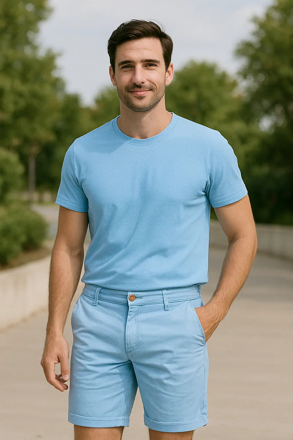 Heren Katoenen Shorts, Elastische Taille Korte Broek, Casual Hoge Kwaliteit Zomer Kleding | VIQA VIQA© NEDERLAND