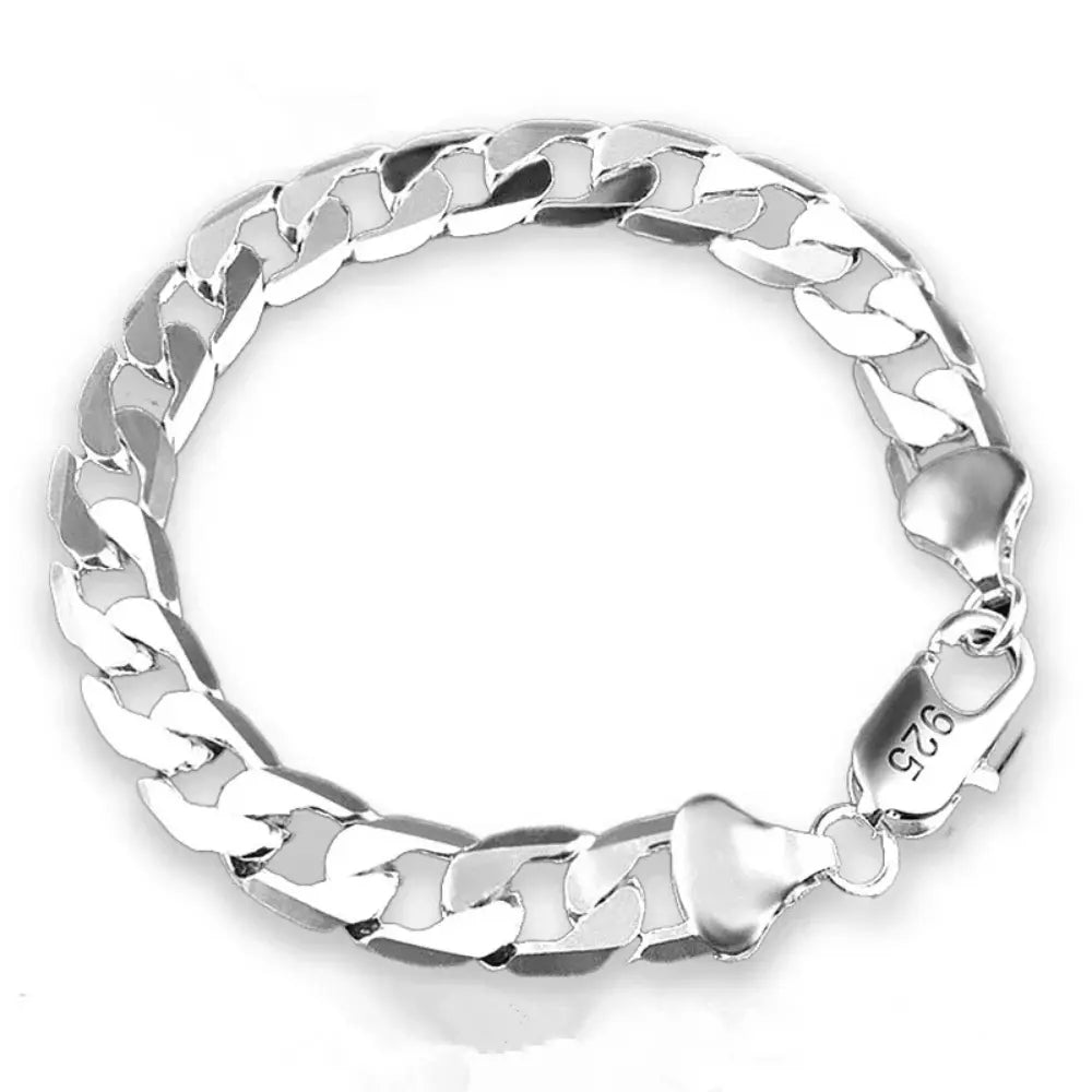 Unisex echt 925 Sterling Zilveren Armband VIQA© NEDERLAND