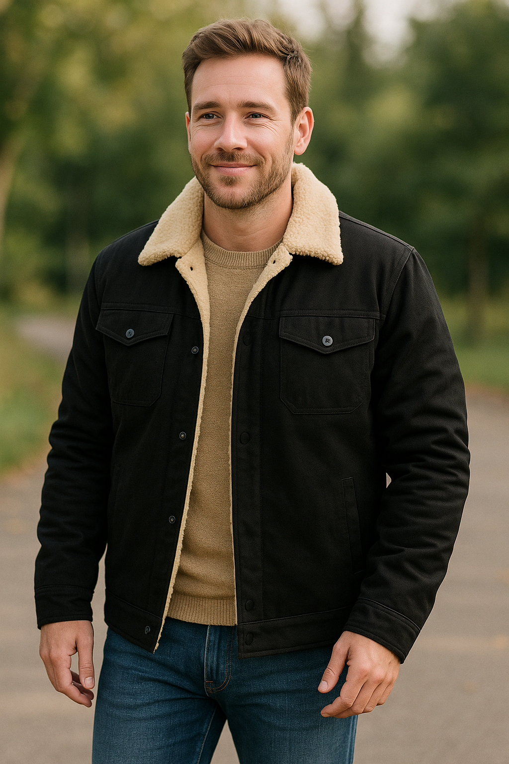 Heren Winter Fleece Jas, Dikke Warme Pluche Jas, Casual Herfst Bovenkleding | VIQA VIQA© NEDERLAND