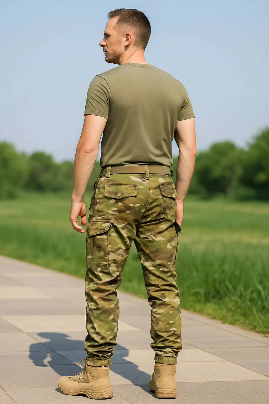 Heren Tactische Cargojoggingbroek, Outdoor Camouflagebroek, Lichtgewicht Jacht- en Wandelwerkkleding | VIQA VIQA© NEDERLAND