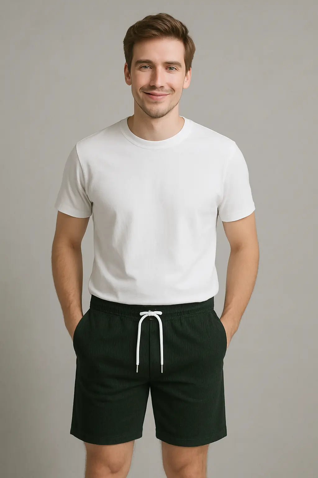 Noah Heren Zomer Comfort Verstelbaar Shorts VIQA© NEDERLANDGroen-2XL