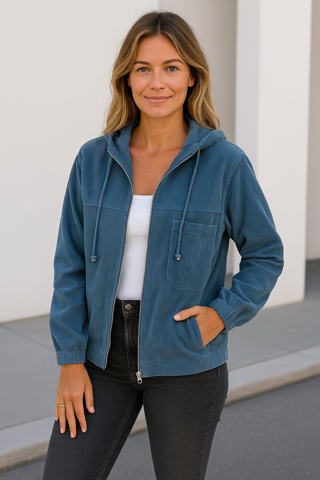 Dames Winterjas, Jas Met Capuchon En Rits Met Zakken, Dikke Warme Casual Bovenkleding | VIQA VIQA© NEDERLAND