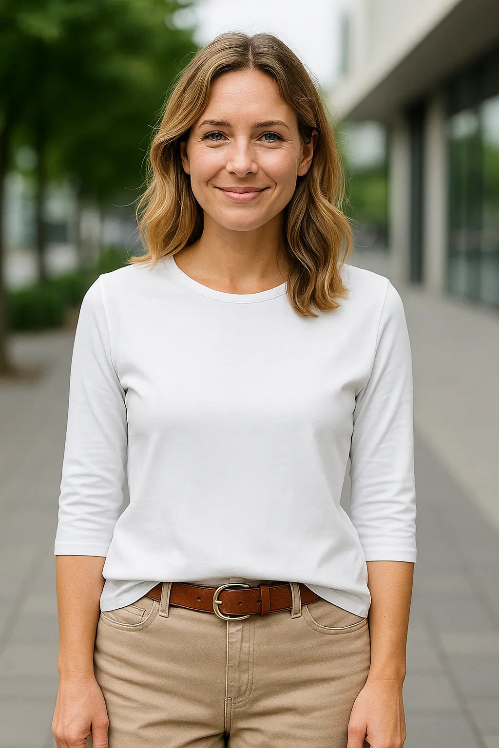 Dames Zomer Gedrukt T-Shirt, Ronde Hals 3/4 Mouwen Casual Blouse, Lichtgewicht Veelkleurig Top | VIQA VIQA© NEDERLAND