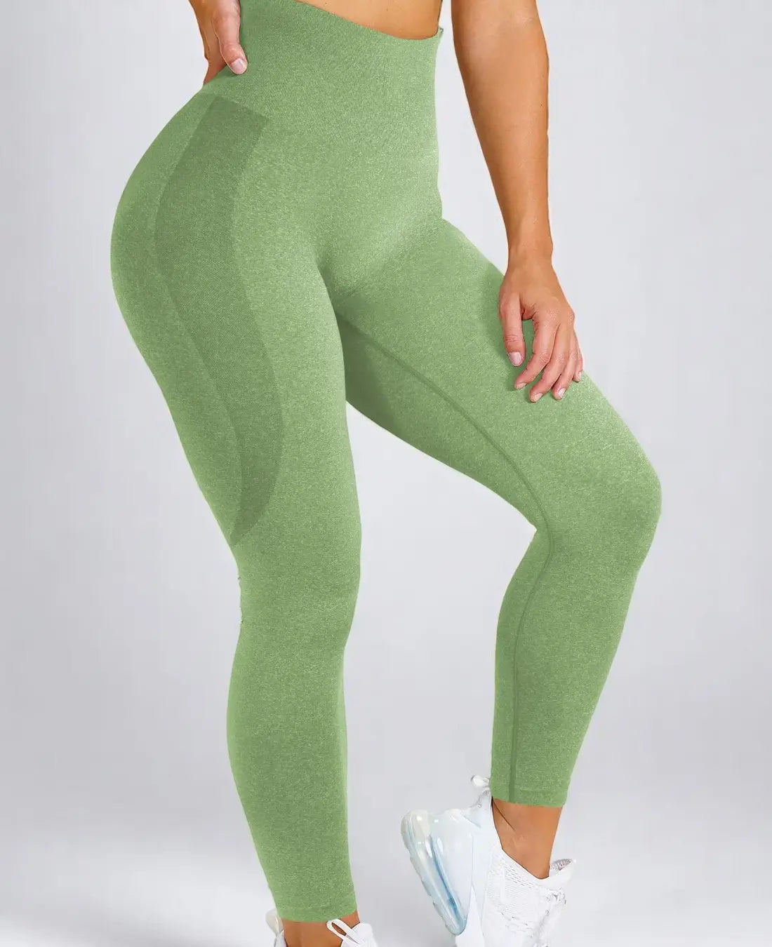 Sofie Dames Naadloze Yoga Legging Met Hoge Taille VIQA© NEDERLANDGroen-2XL