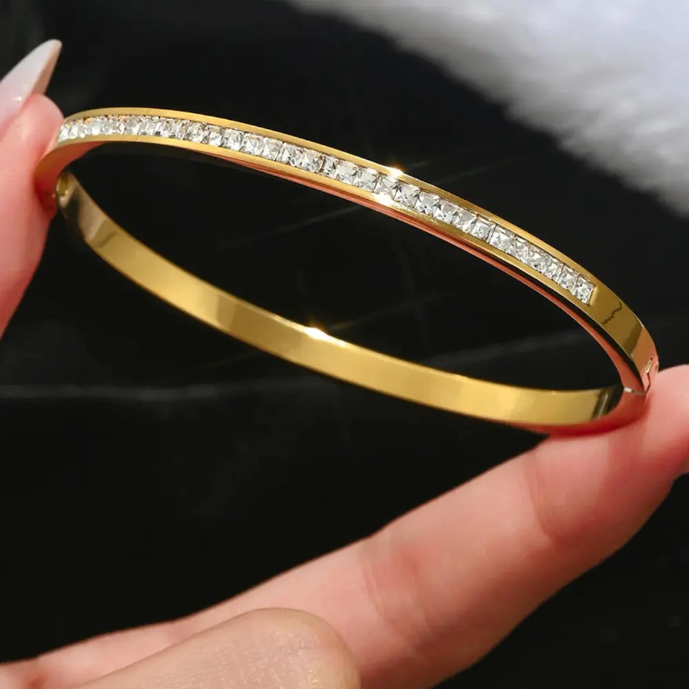 Roestvrijstalen Geluksarmband Met Klavertje Vier Voor Dames VIQA© NEDERLAND4