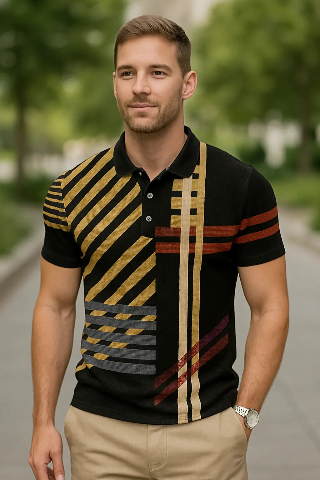 Heren Polo Shirt Met Korte Mouwen, Zomer Casual Sneldrogende Pullover Top, Mode Kleding | VIQA VIQA© NEDERLAND