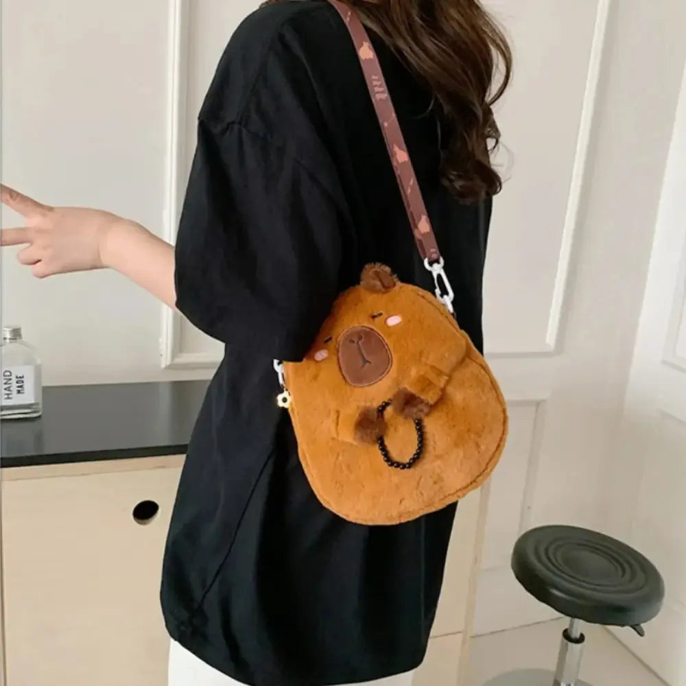 Grote Capibara Pluche Schoudertas VIQA© NEDERLAND1