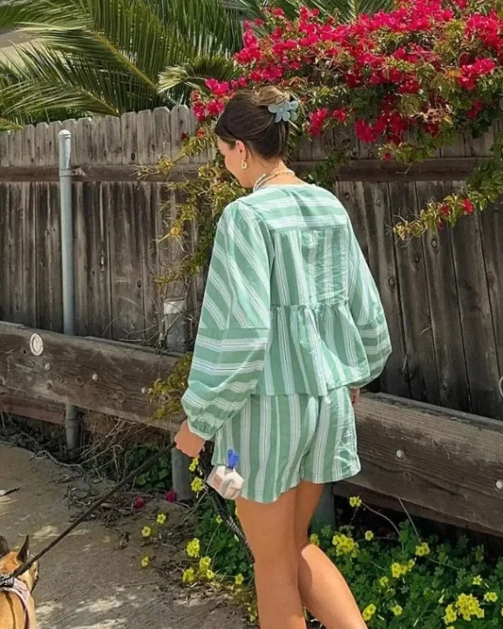 Carolina Tweedelige Zomerset Met Top En Korte Broek VIQA© NEDERLAND